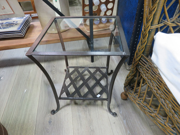 Wrought Iron Side Table