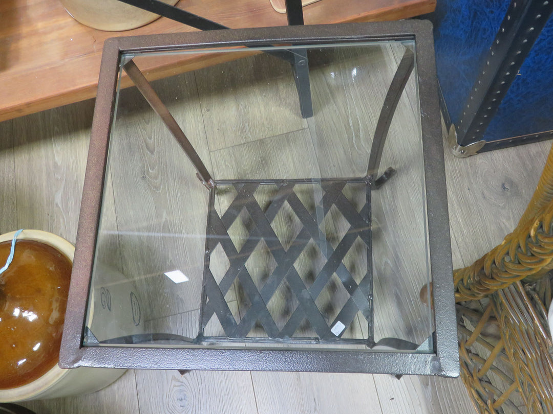 Wrought Iron Side Table