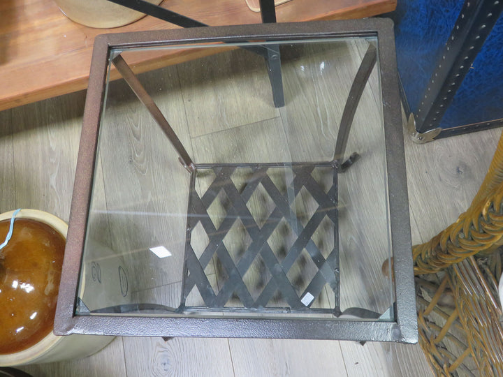 Wrought Iron Side Table