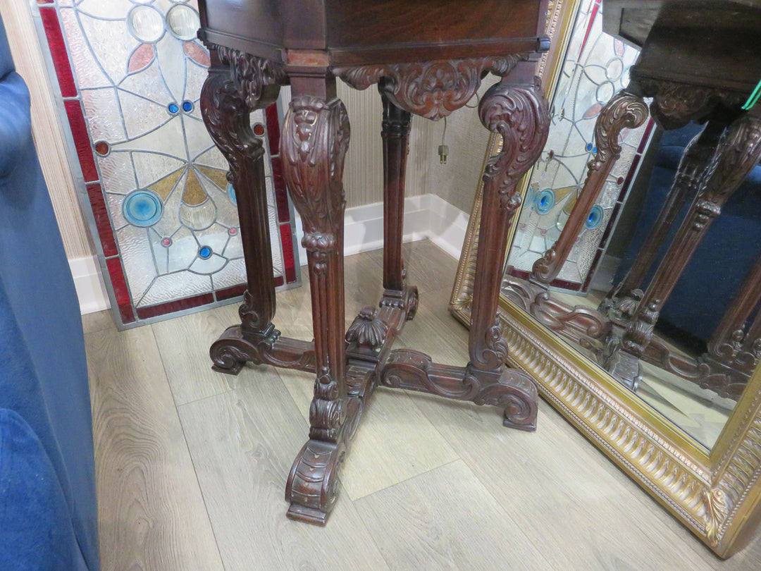 Antique Marble Topped Occasional Table