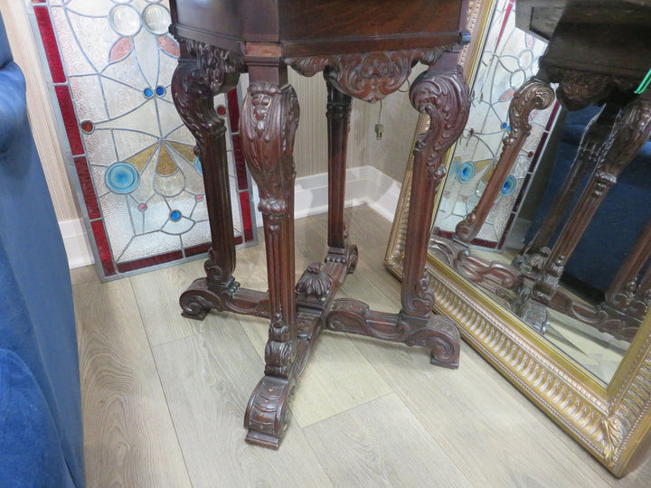 Antique Marble Topped Occasional Table
