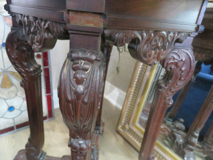 Antique Marble Topped Occasional Table