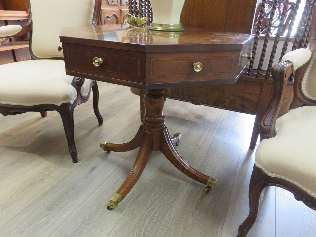 Vintage Henredon Octagonal Pedestal Table