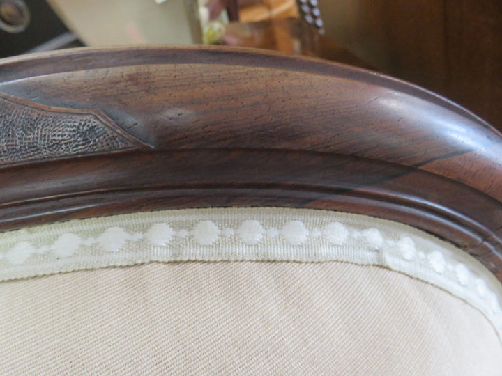 Beige Bergere Arm Chair