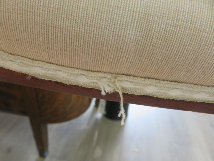 Beige Bergere Arm Chair