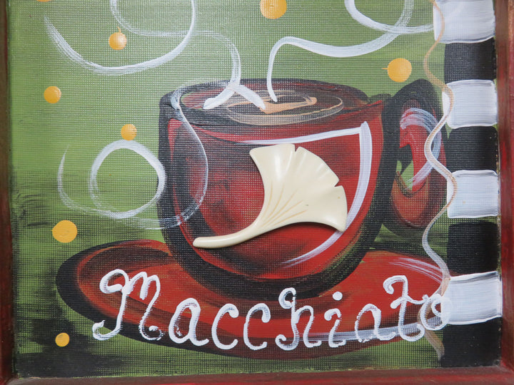 Coffee Themed Window Frame