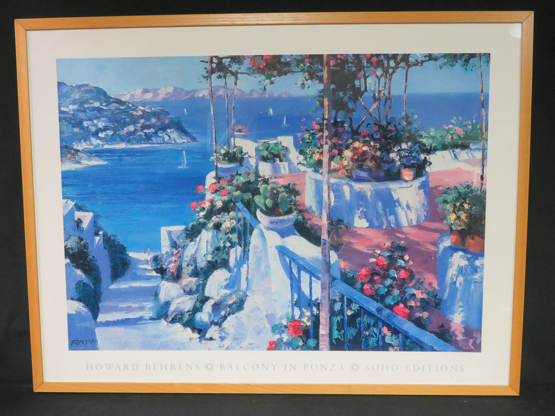 Balcony in Ponza Print