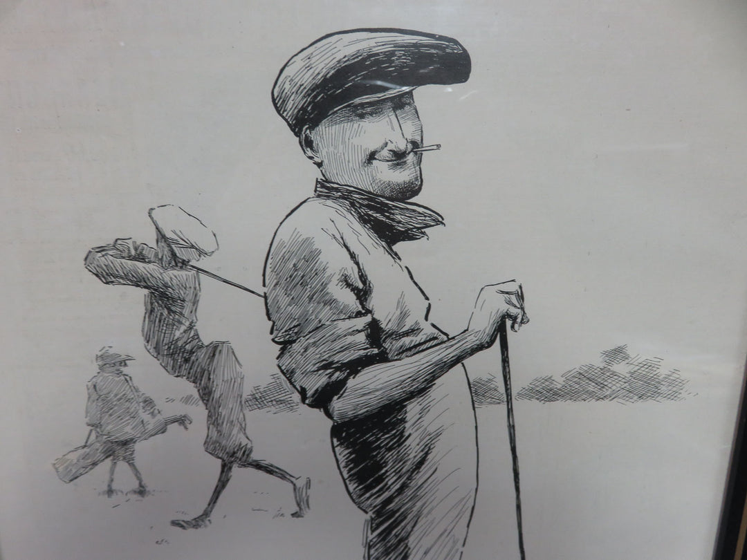 Edward Kemble Golfer Print