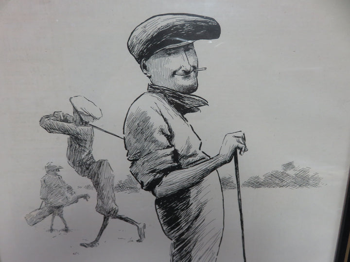Edward Kemble Golfer Print