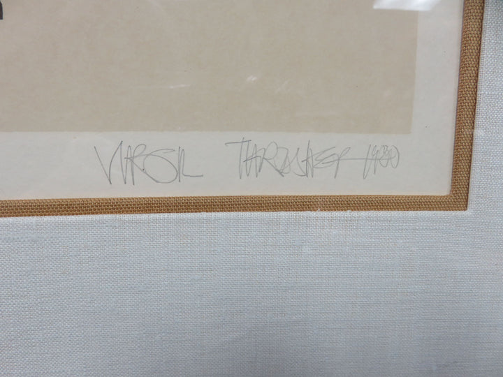 Virgil Thrasher Silk Screen Serigraph