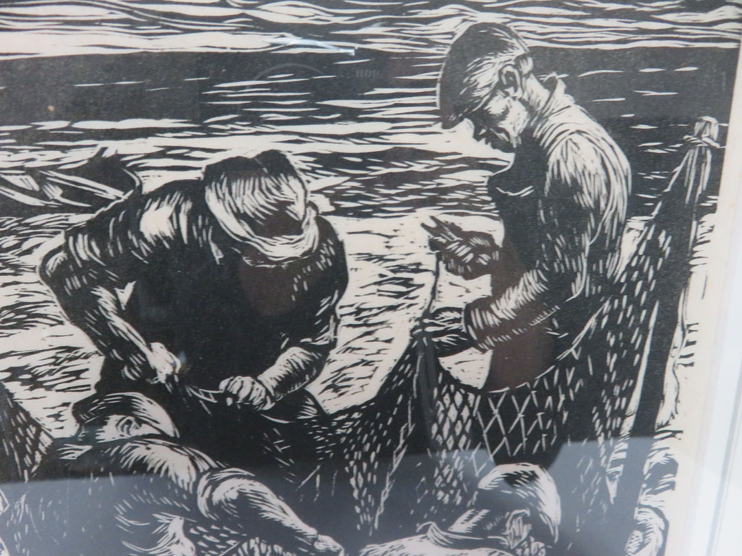 Robert von Neumann Woodcut Print