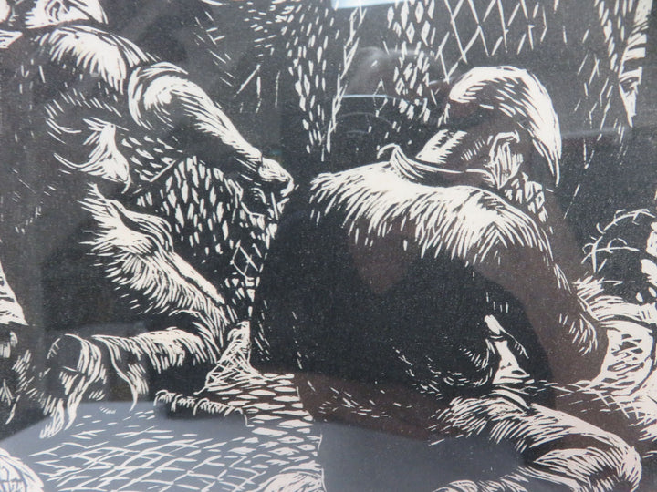 Robert von Neumann Woodcut Print