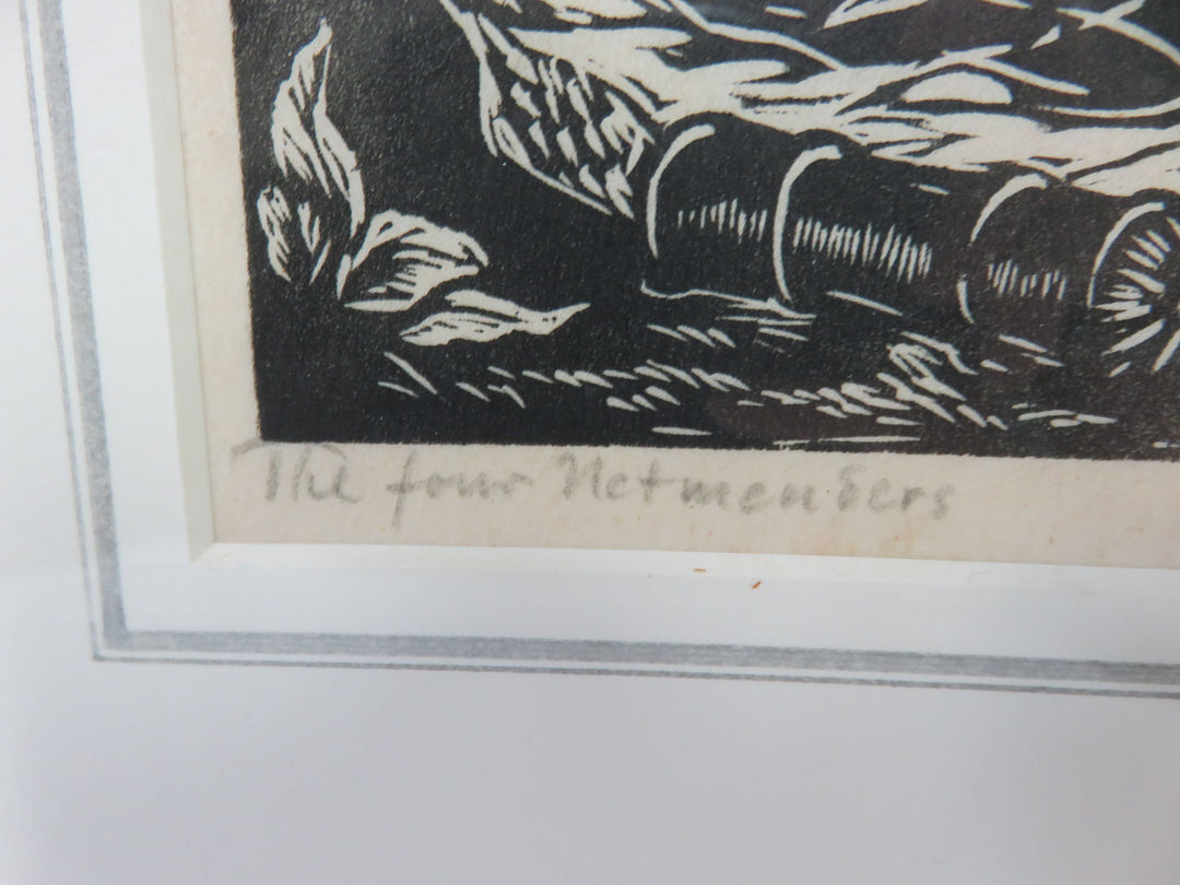 Robert von Neumann Woodcut Print