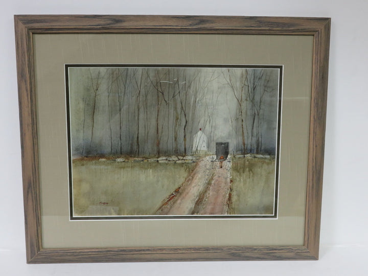 Hass Print in Rustic Frame