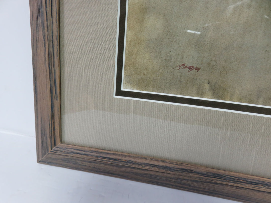 Hass Print in Rustic Frame