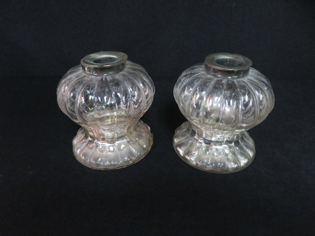 Mercury Glass Candleholders