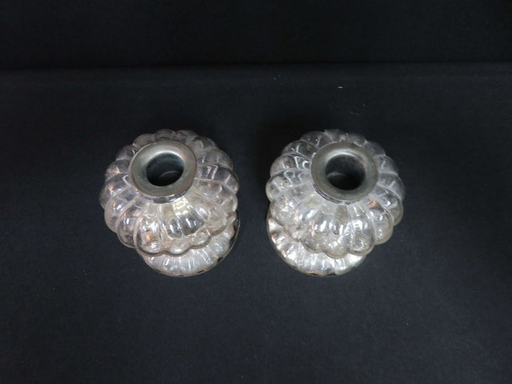 Mercury Glass Candleholders