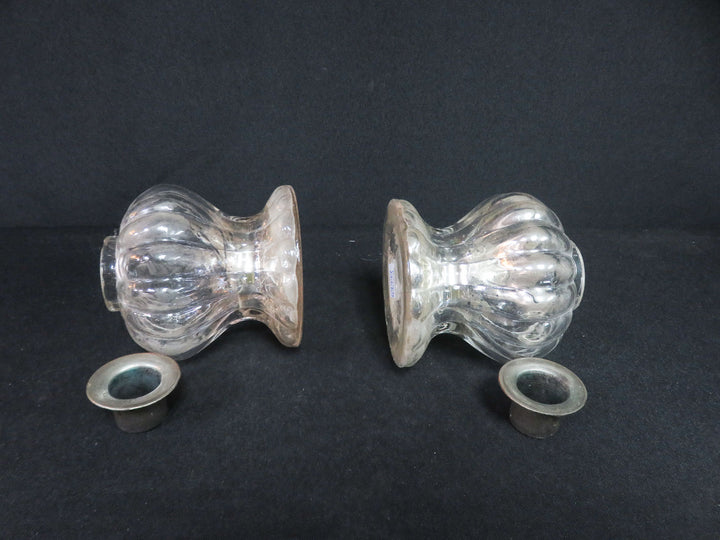 Mercury Glass Candleholders