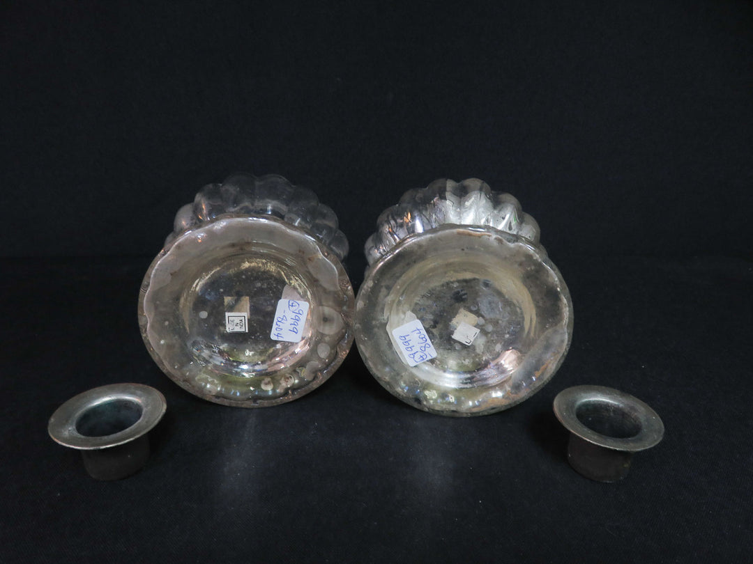 Mercury Glass Candleholders
