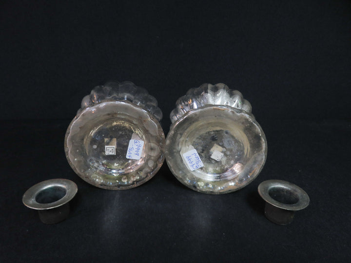 Mercury Glass Candleholders