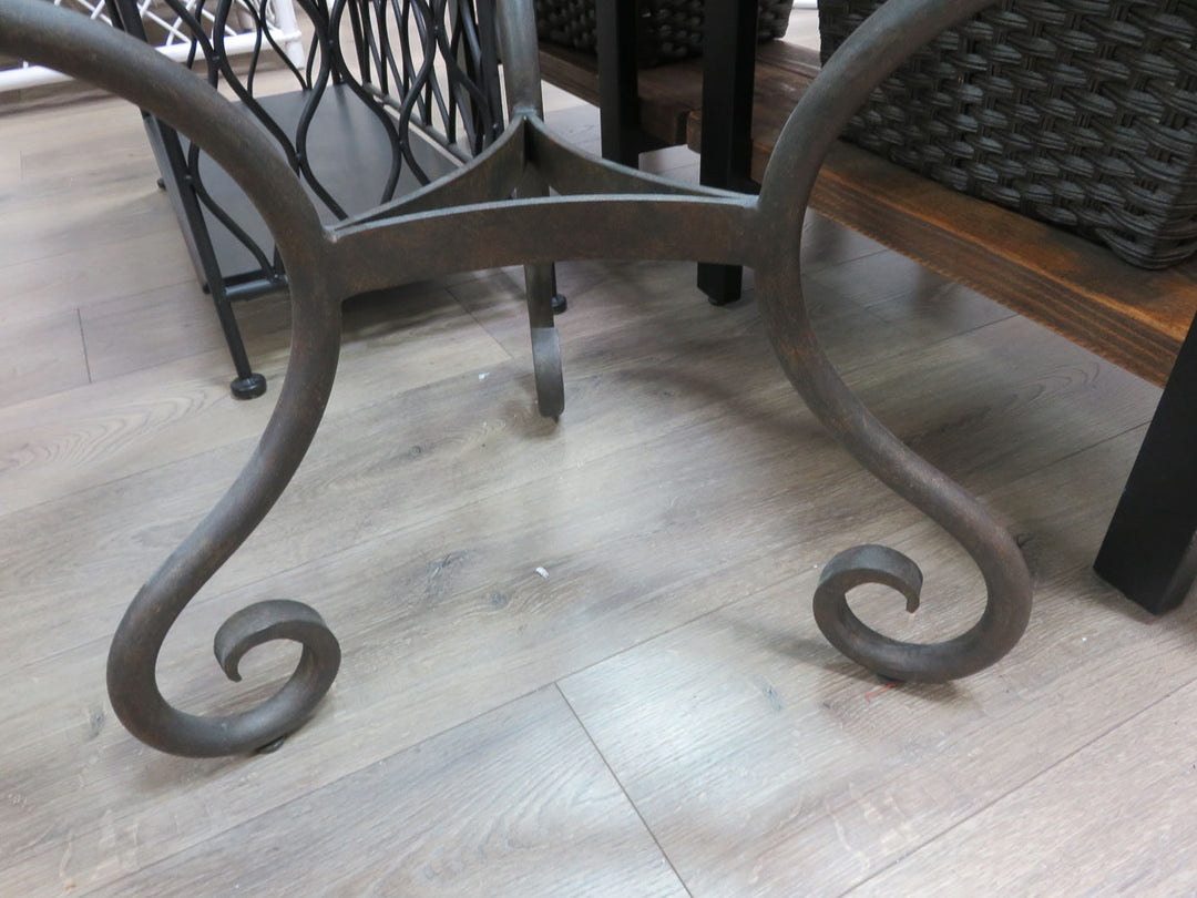 Metal & Glass Occasional Table