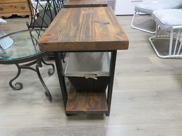 Rustic End Table