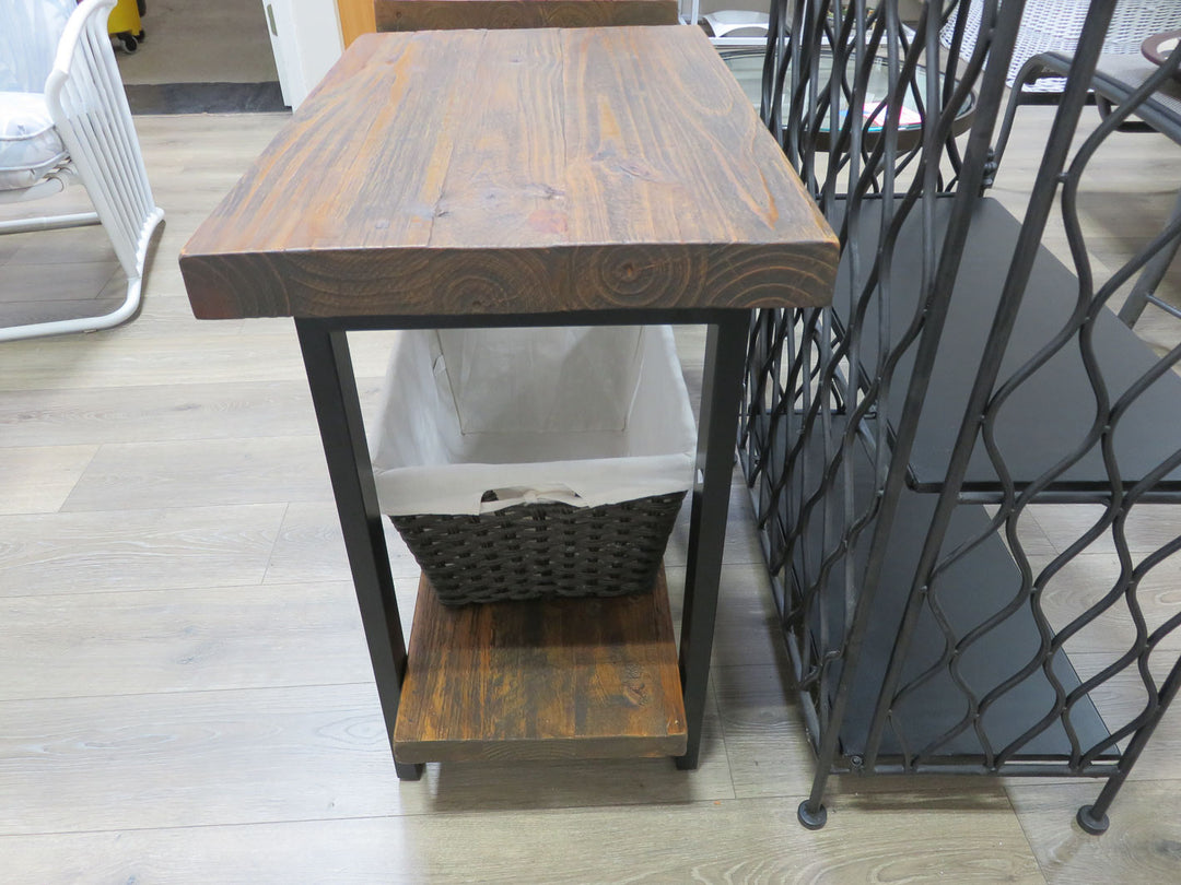 Rustic End Table