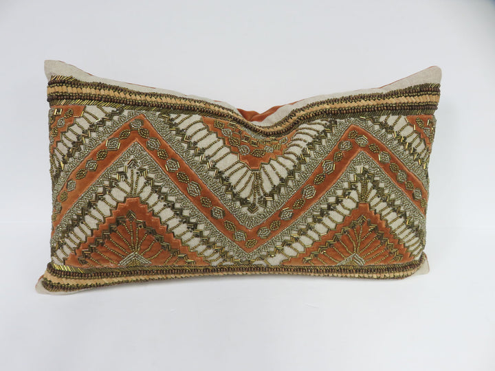 Beaded Throw Pillow