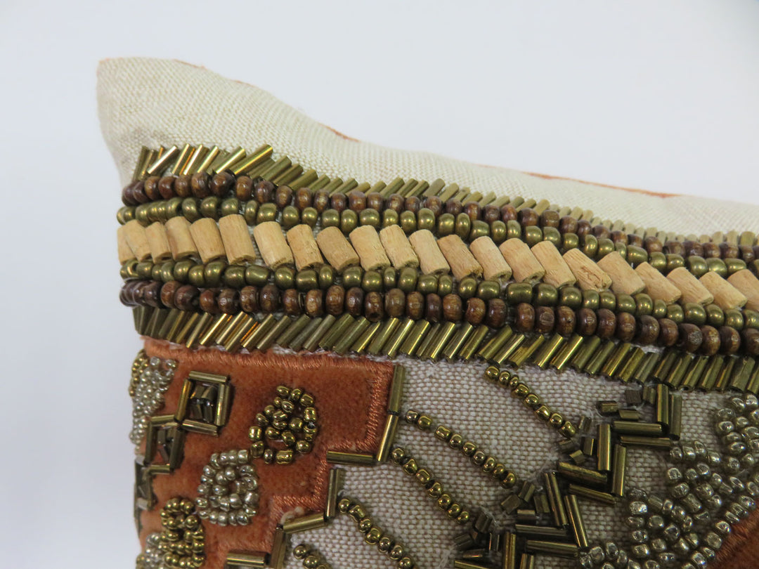 Beaded Throw Pillow