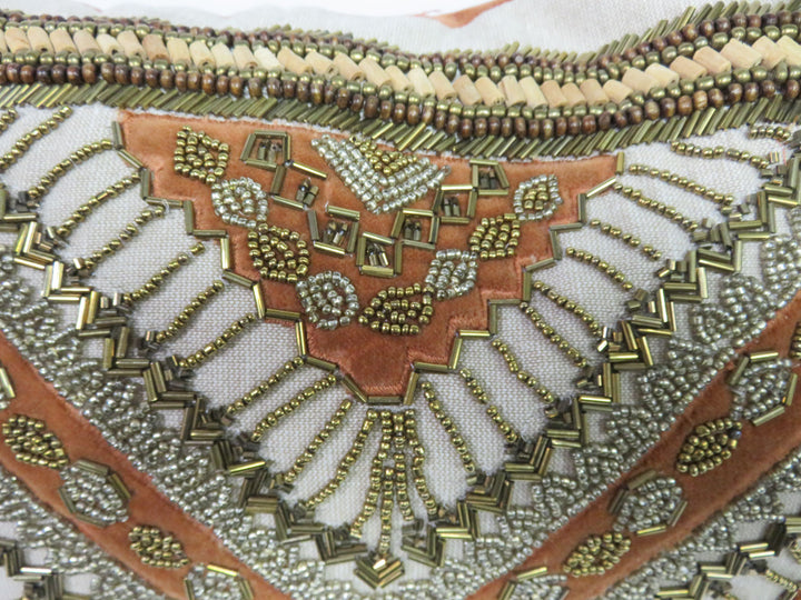 Beaded Throw Pillow