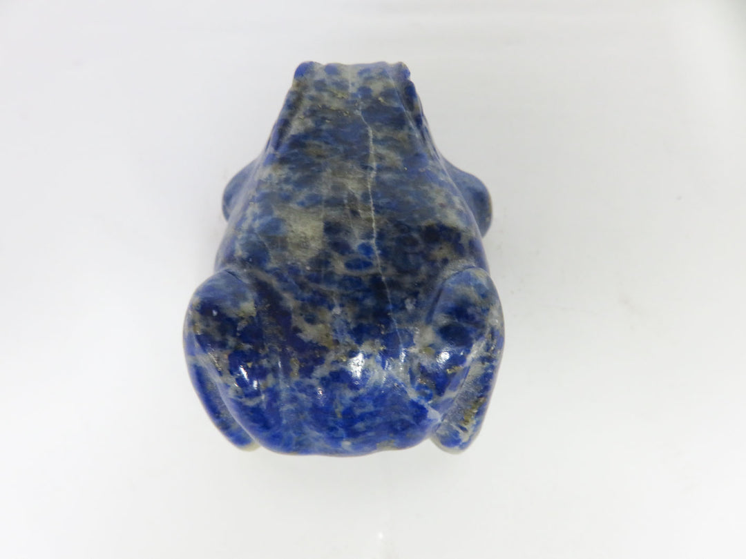 Blue Lapis Frog Figurine
