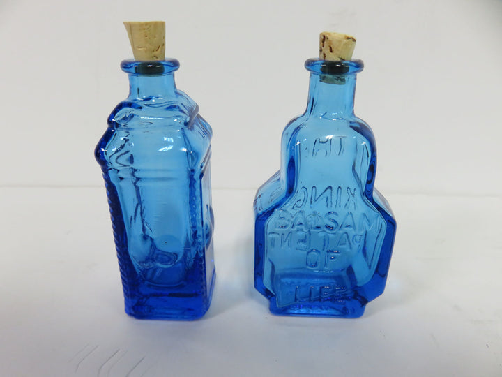 Miniature Blue Bottles