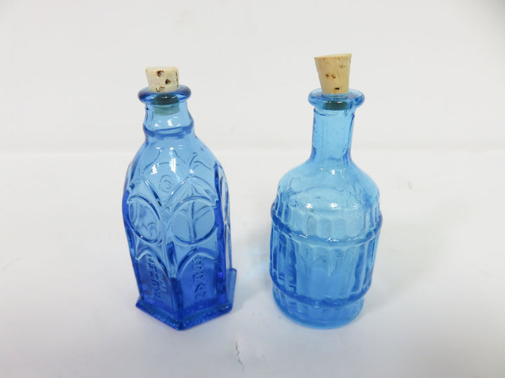 Miniature Blue Bottles