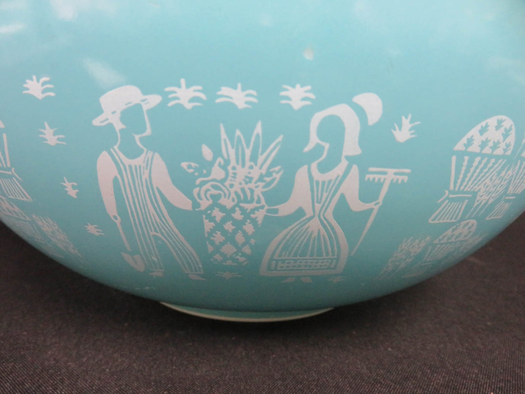 Turquoise PYREX Bowl