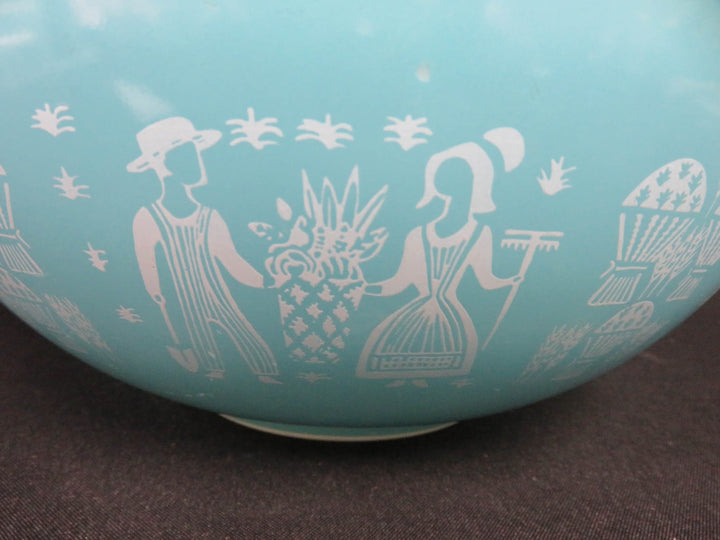 Turquoise PYREX Bowl