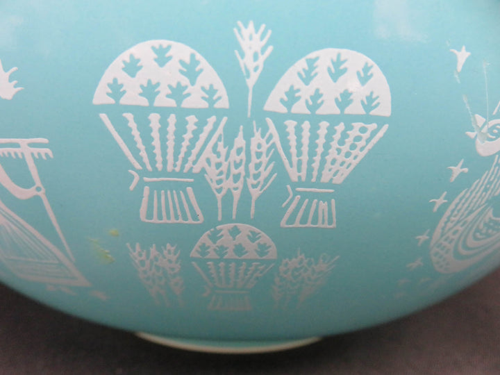 Turquoise PYREX Bowl