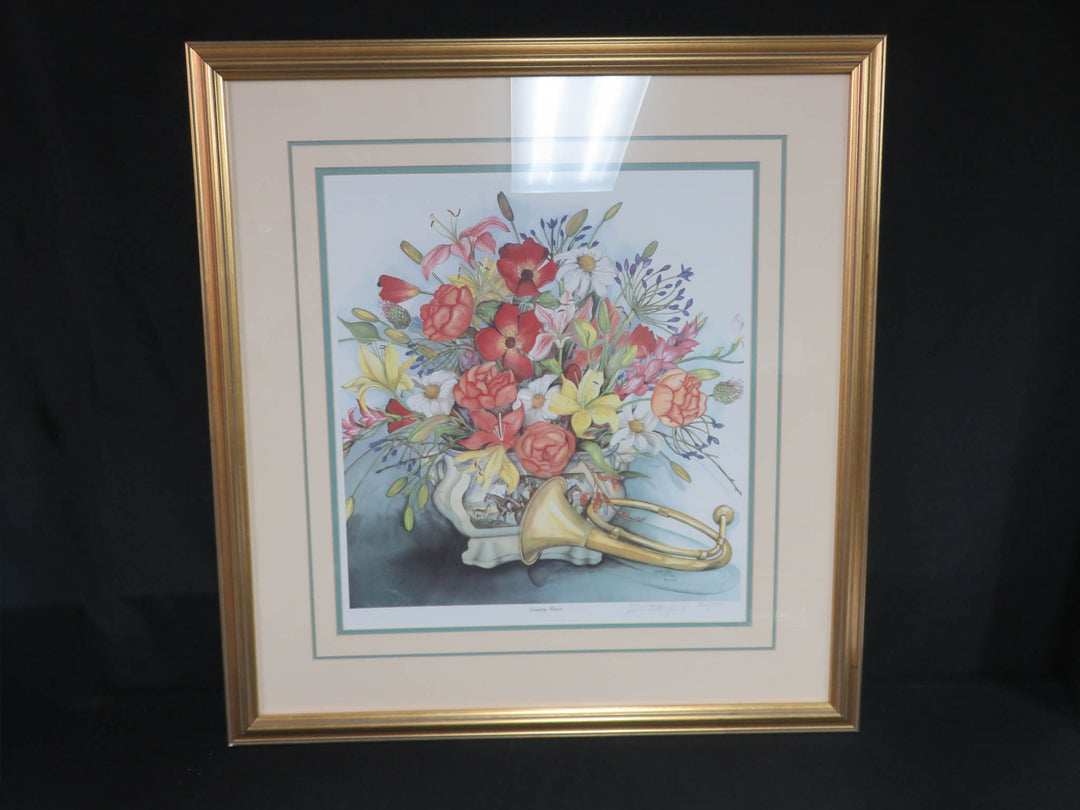 Bouquet of Flowers Signed Print