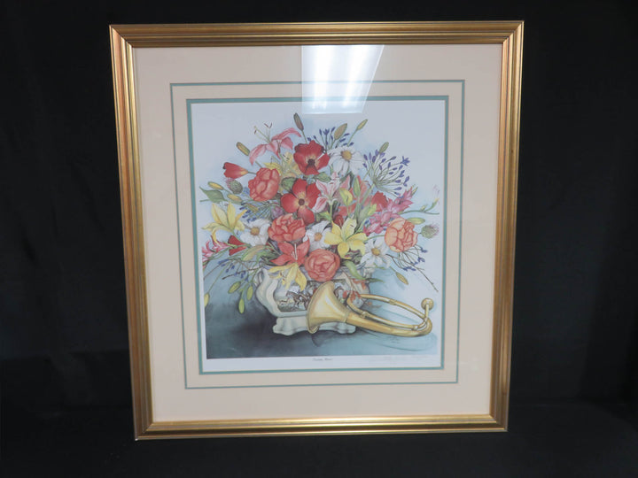 Bouquet of Flowers Signed Print
