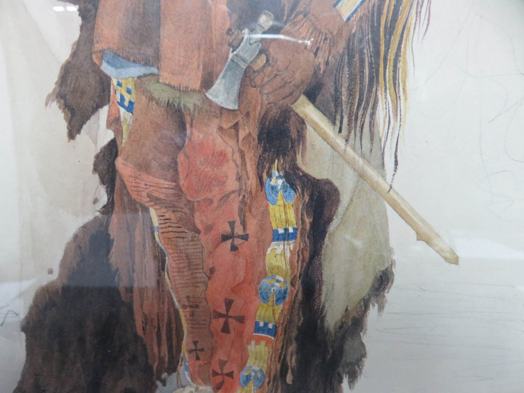 Print of "A Sioux Warrior"