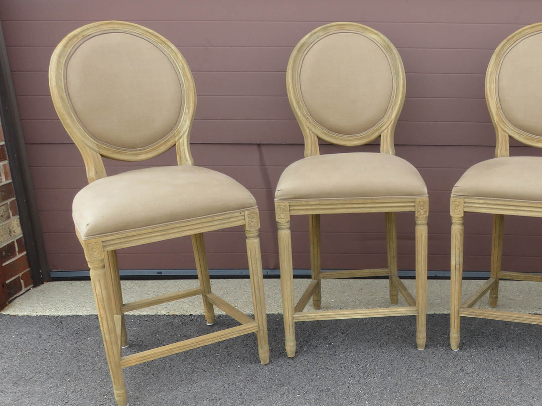 Two Restoration Hardware Counter Stools