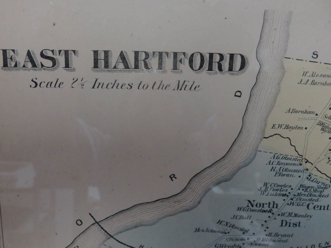 1869 East Hartford County Platt Map