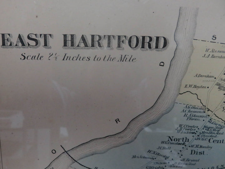 1869 East Hartford County Platt Map