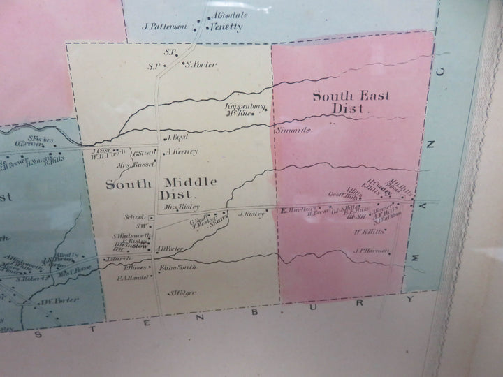 1869 East Hartford County Platt Map