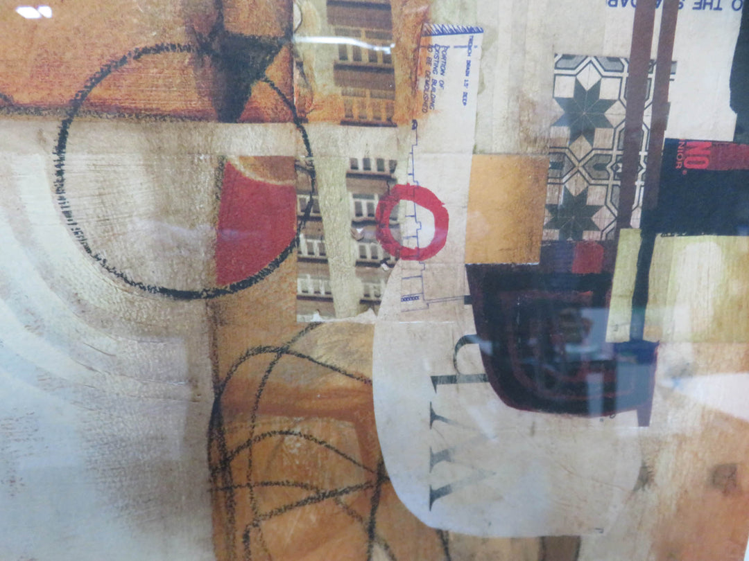 Giclee, Abstract Miixed Media Collage
