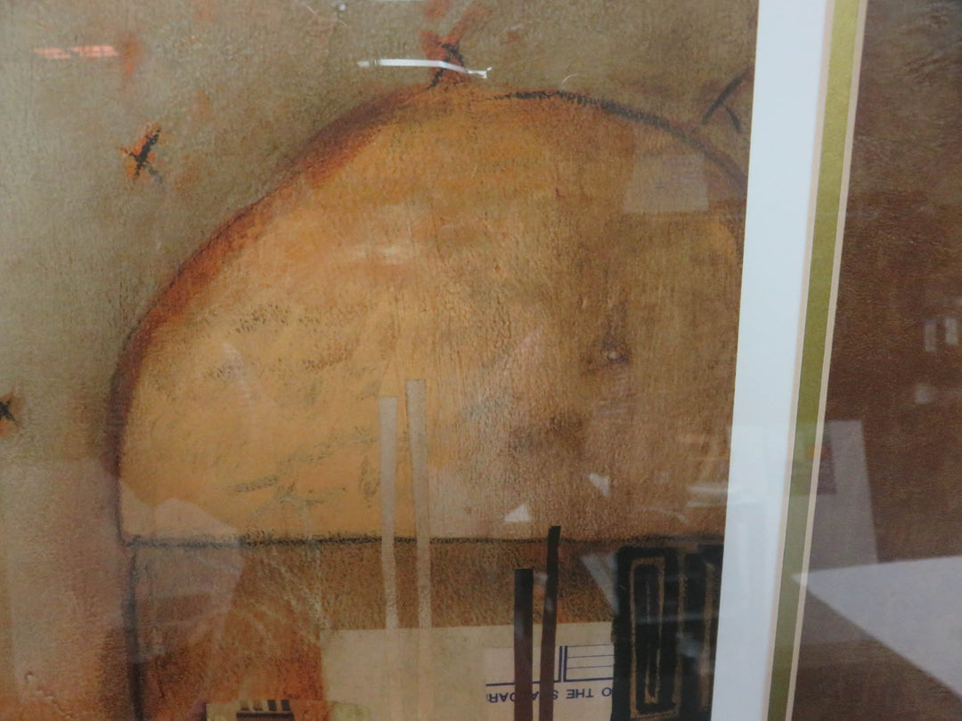 Giclee, Abstract Miixed Media Collage