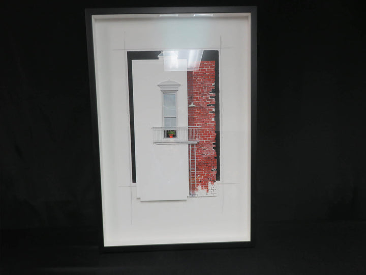 Fire Escape Shadowbox Art