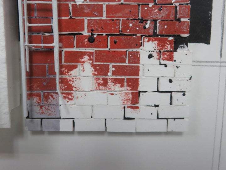 Fire Escape Shadowbox Art