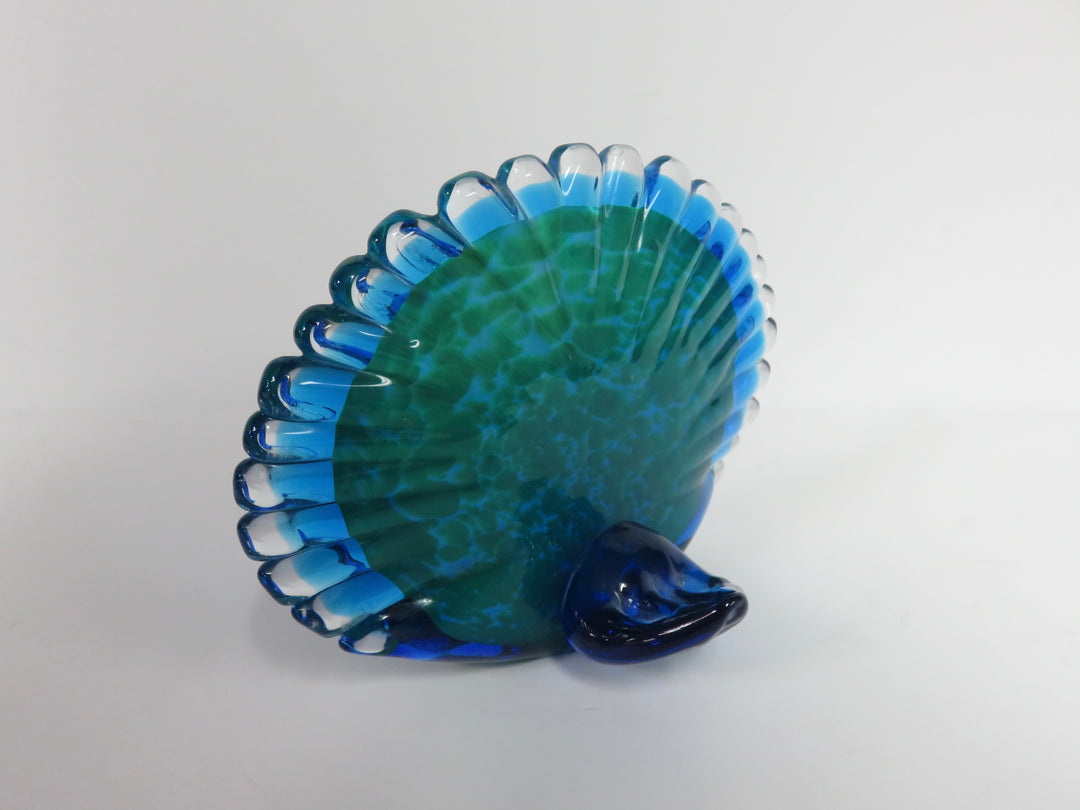 Peacock Glass Figurine