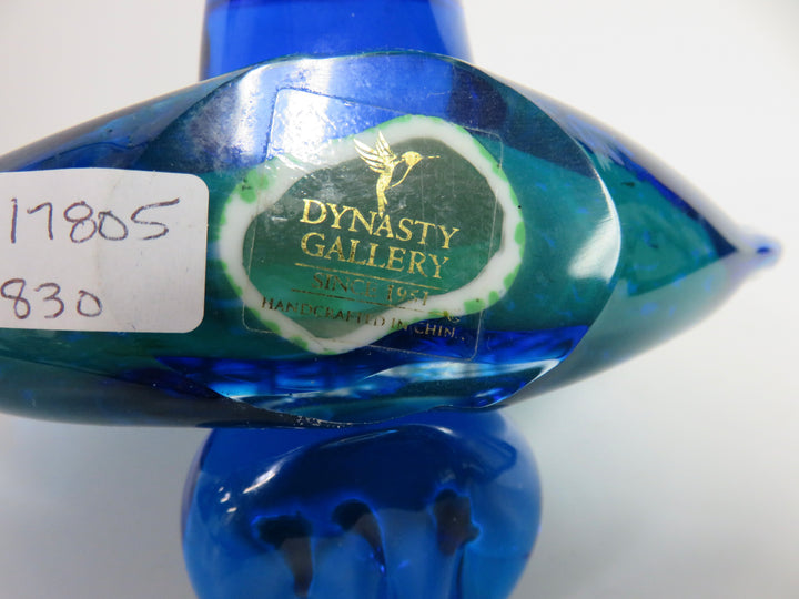 Peacock Glass Figurine