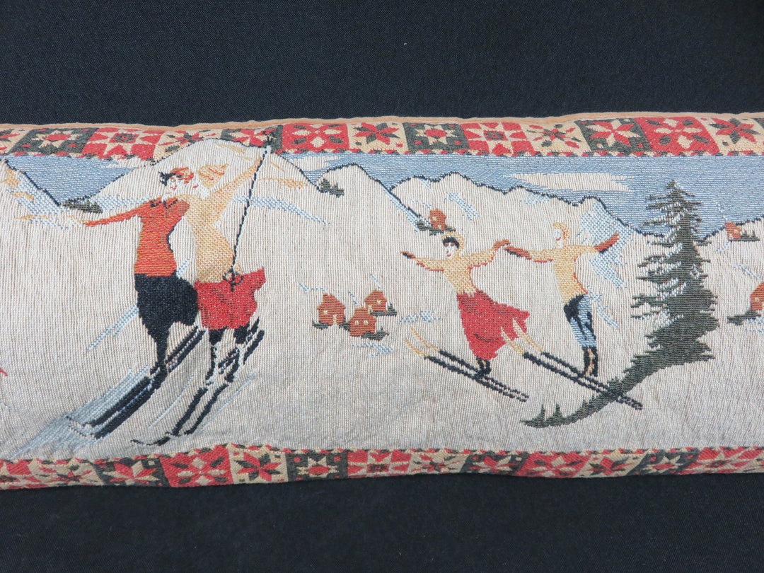 Bolster Winter Scene Pillow